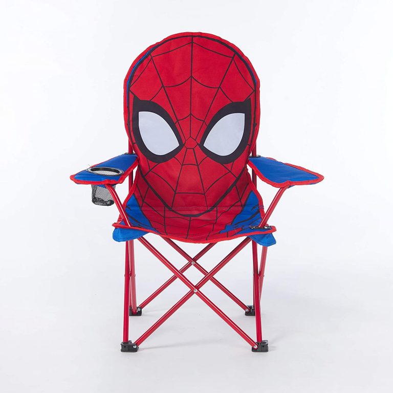 Idea Nuova Marvel Spiderman Figural Camp Chair for Kids, Indoor/Outdoor Use, Ages 3+ | Seeking 
